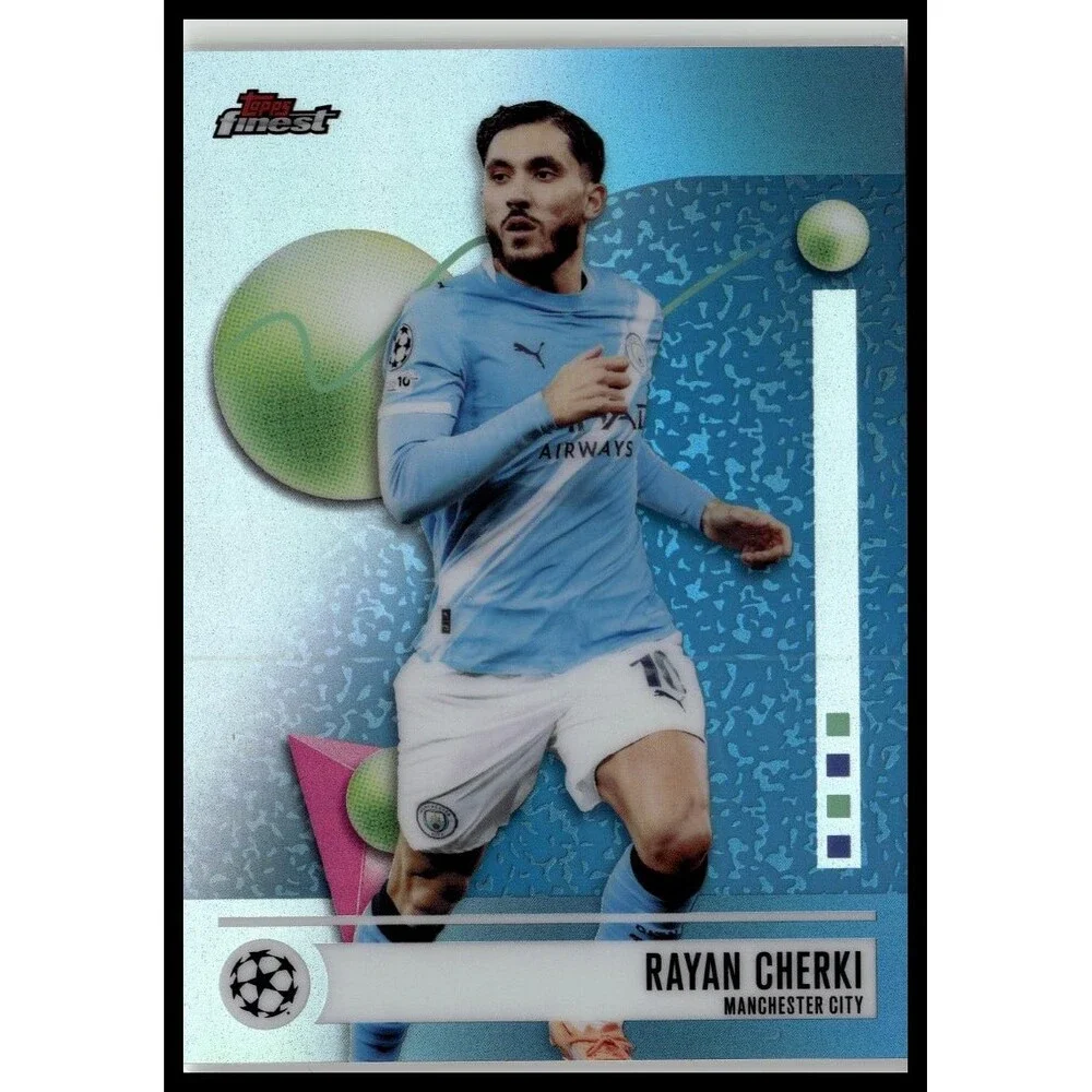 2025-26 Finest UEFA Club Competitions } Rayan Cherki Refractor